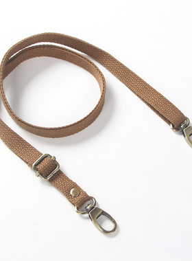 包包配件斜跨带小包带棉织带帆布调节带腋下带黑色咖啡长肩带1976