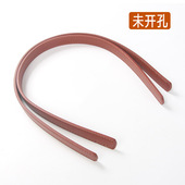 短包带包包配件替换带PU皮车线黑色腋下带未开孔铆钉款 手拎带z057