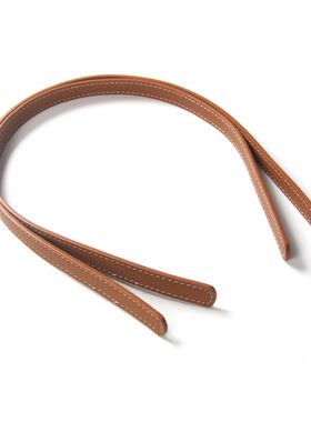 未开孔短包带1.5cm宽包配件替换带PU皮车线黑色腋下带手拎带z085