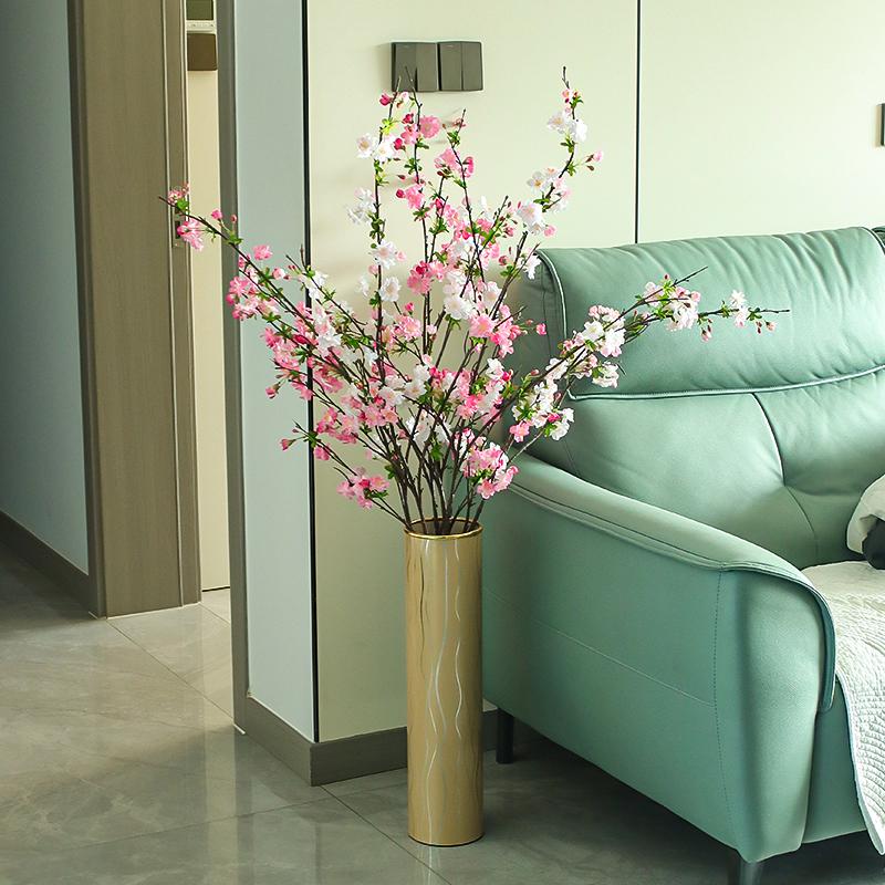 仿真海棠花樱花装饰客厅餐桌摆件