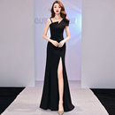 显瘦宴会法式 修身 吊带连衣裙 高质感轻奢小众长款 鱼尾晚礼服女新款