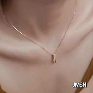 【JMSN原创设计 未知数】2025环环相扣项链几何交叉锁骨链精致ins