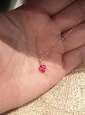 【炙热】爱心项链2025新款简约mini高级感锁骨链饰品定制洋气项链