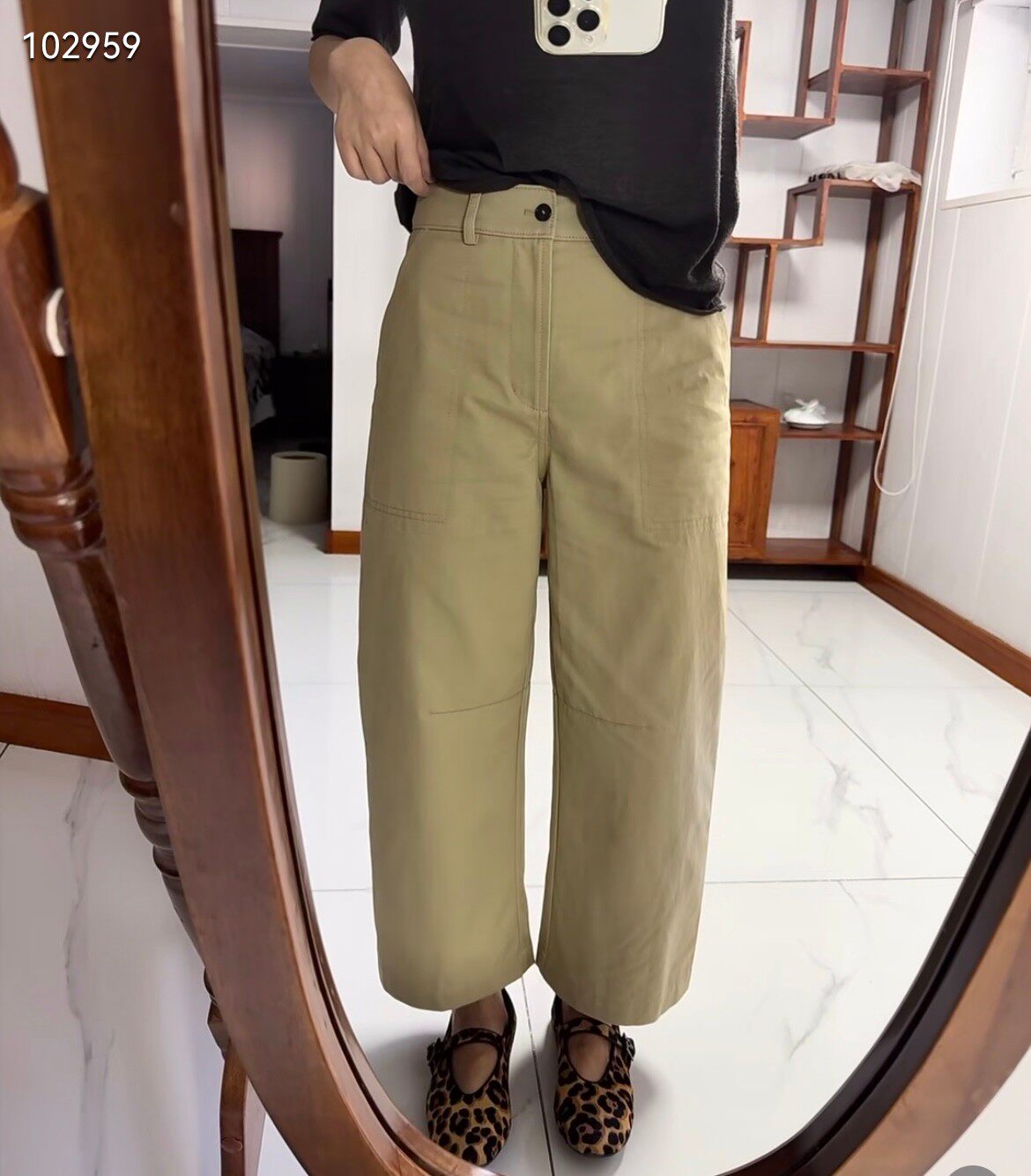 2025新款高腰显瘦女宽松阔腿九分裤子流行必入弯刀裤型日系厚棉版