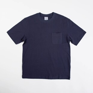 应季新品 LOOPWHEELER现货日本制纯棉多色T恤口袋短袖阿乐同款Tee