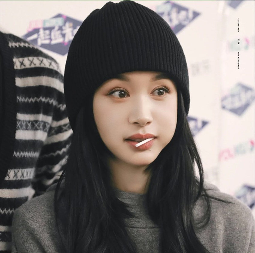 康赛妮100%羊绒男女款百搭通用无缝双层加厚毛线针织帽秋冬帽子