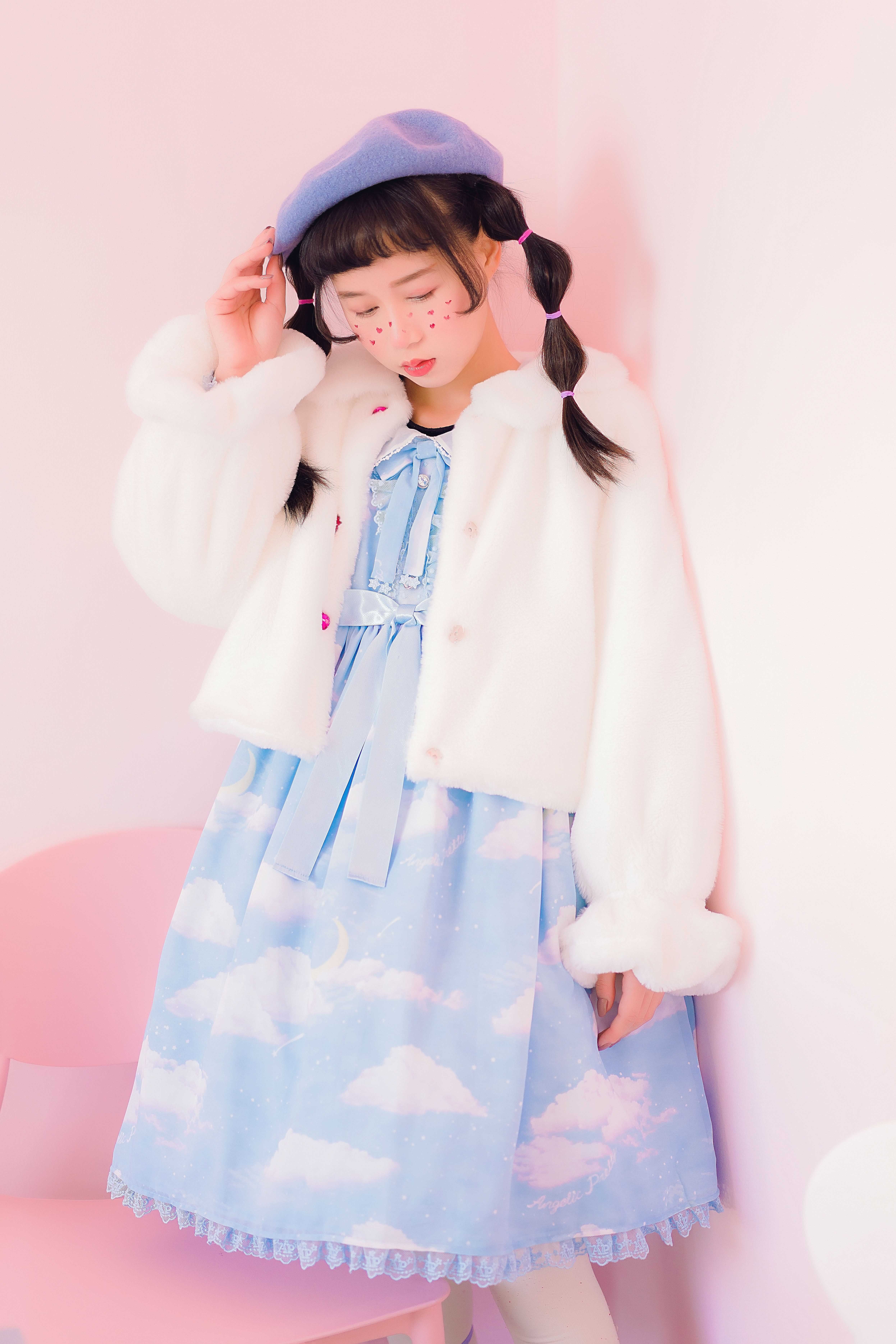 Batty Girl Painter cap Beret senior Blue Playful Versatilein the Accessories/Leather belt/Hat/Muffler , Hat  category - from Buy2taobao.com to provide professional Taobao agent buy service