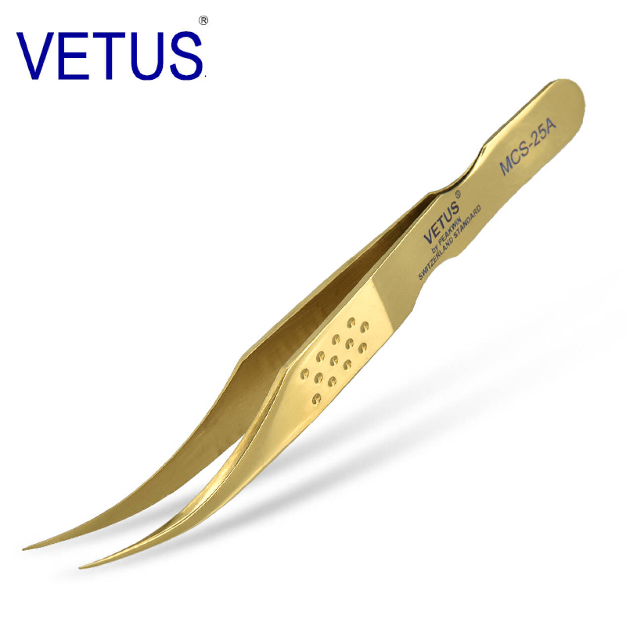 炫彩美妆美睫镊子 MCS-18 海豚夹 优质不锈钢防酸碱耐腐蚀