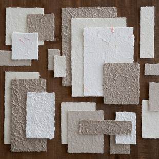 复古风肌理感空白毛边卡片美甲首饰拍摄拍照道具背景纸装饰摆件