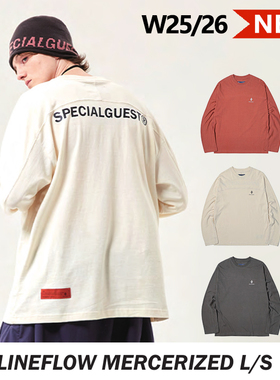 SPECIALGUEST正品W26  V2 LINEFLOW MERCERIZED L/S 休闲长袖打底