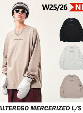 SPECIALGUEST正品W26 V2 ALTEREGO MERCERIZED L/S 休闲长袖打底