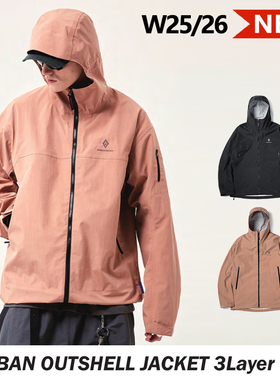 SPECIALGUEST正品W26 ORBAN OUTSHELL JACKET 3L休闲单板滑雪服