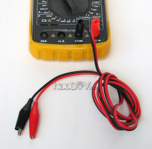 香蕉头鳄鱼夹子线  万用表表笔线插头 电源、实验制作万用测试线