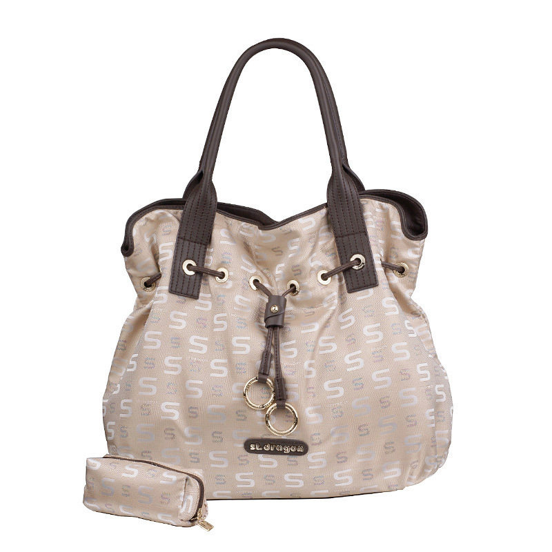 原2698  意大利时尚圣龙女包 单肩圣龙包小s金杏色st222-06ac