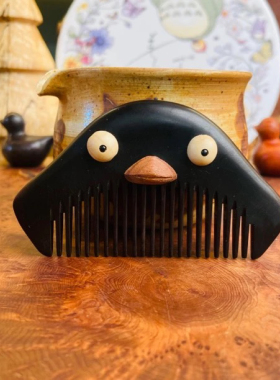 紫光檀小梳子女随身便携迷你可爱儿童专用女孩刘海实木