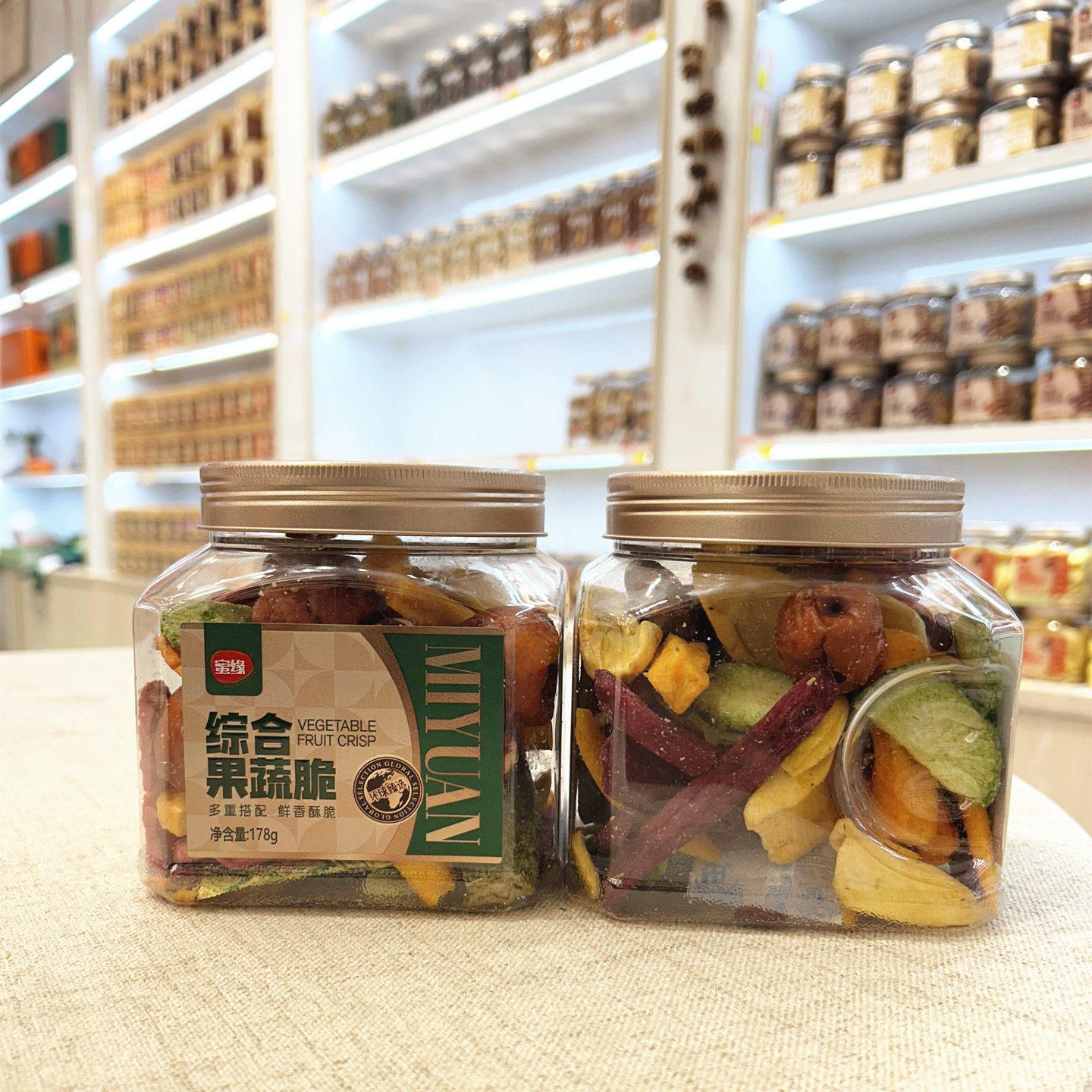 蜜缘综合果蔬脆178g青萝卜菠萝蜜胡萝卜脱水水果干脆片零食小吃