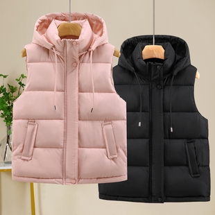 女童羽绒棉马甲外穿洋气儿童加厚背心男童保暖休闲坎肩中大童棉服