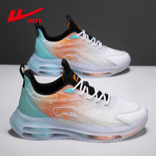 回力官方正品运动鞋夏季透气网面男鞋子青少年学生气垫减震跑步鞋