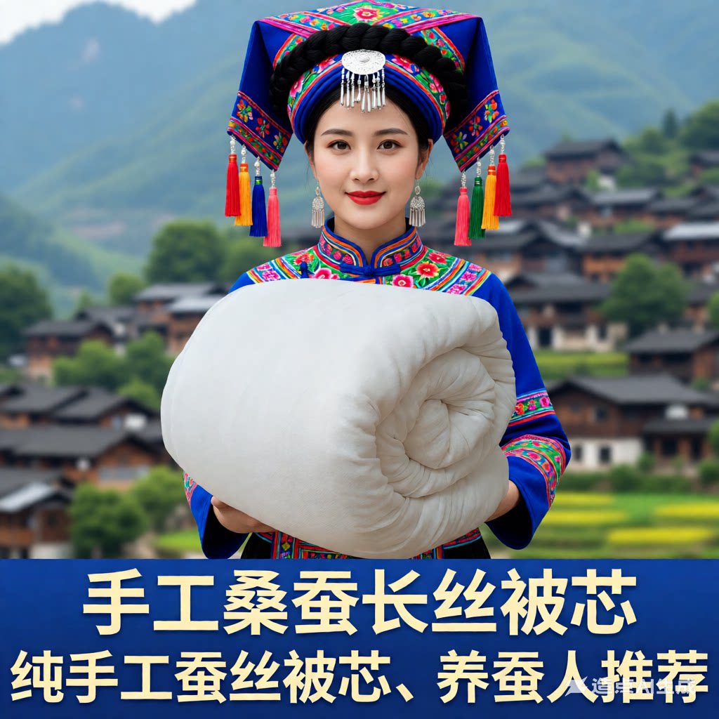 养蚕人纯蚕丝儿童成人自养