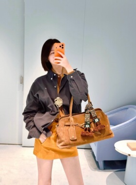 TT OF Girl 定制线 经典刺绣徽标字母丹宁复古衬衫外套 男女同款