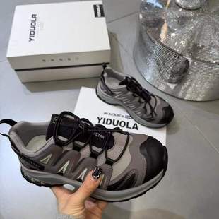 厚底真皮老爹鞋 单鞋 女春季 网面透气运动鞋 舒适柔软休闲鞋 2026新款