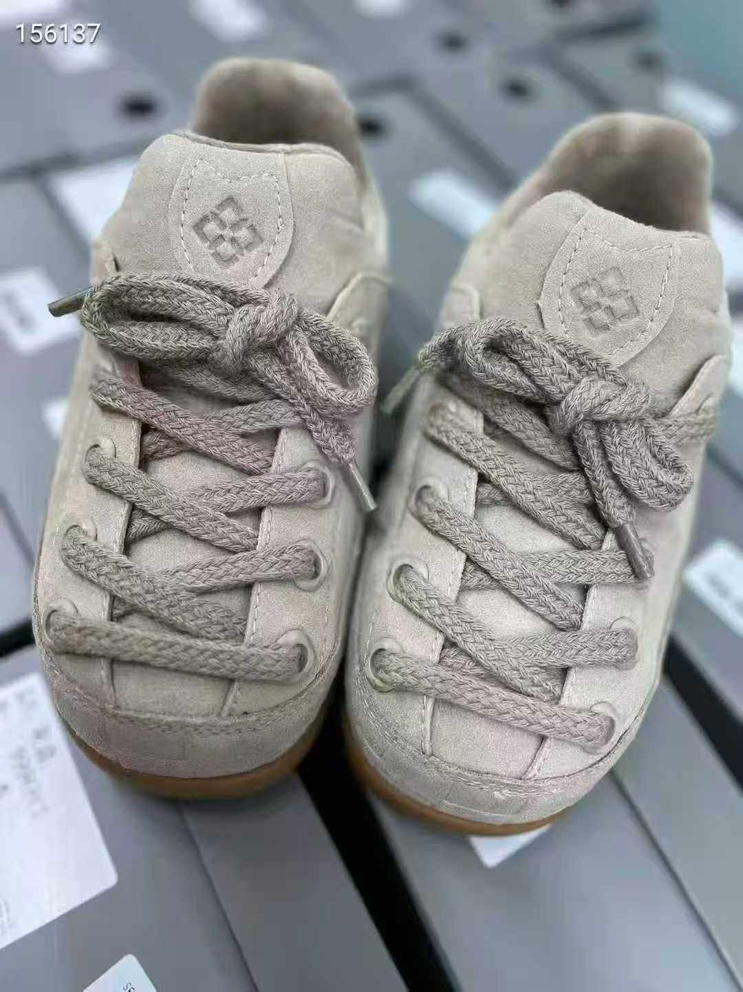 2026新款真皮面包鞋女春季时尚潮流运动休闲鞋厚底脏脏鞋系带单鞋,女鞋,休闲板鞋,淘宝优惠券,粉丝福利购,淘宝优惠卷