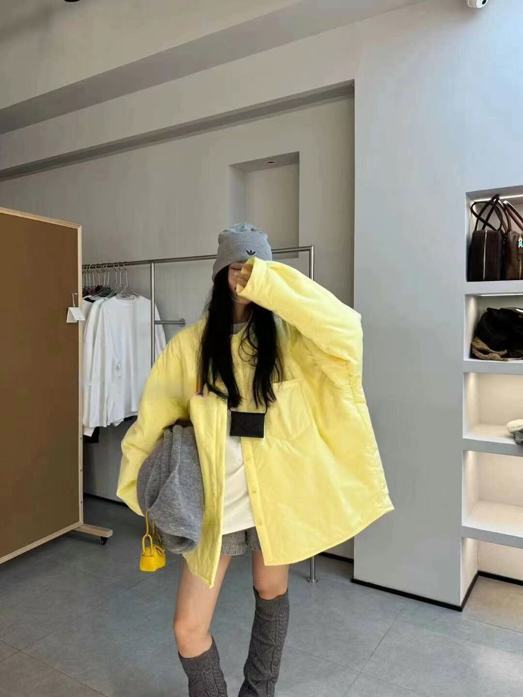 2024秋冬新款韩版简约设计单棉衣/棉服