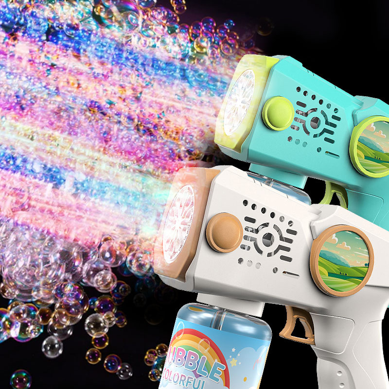 大号儿童电动吹泡泡机玩具手持式