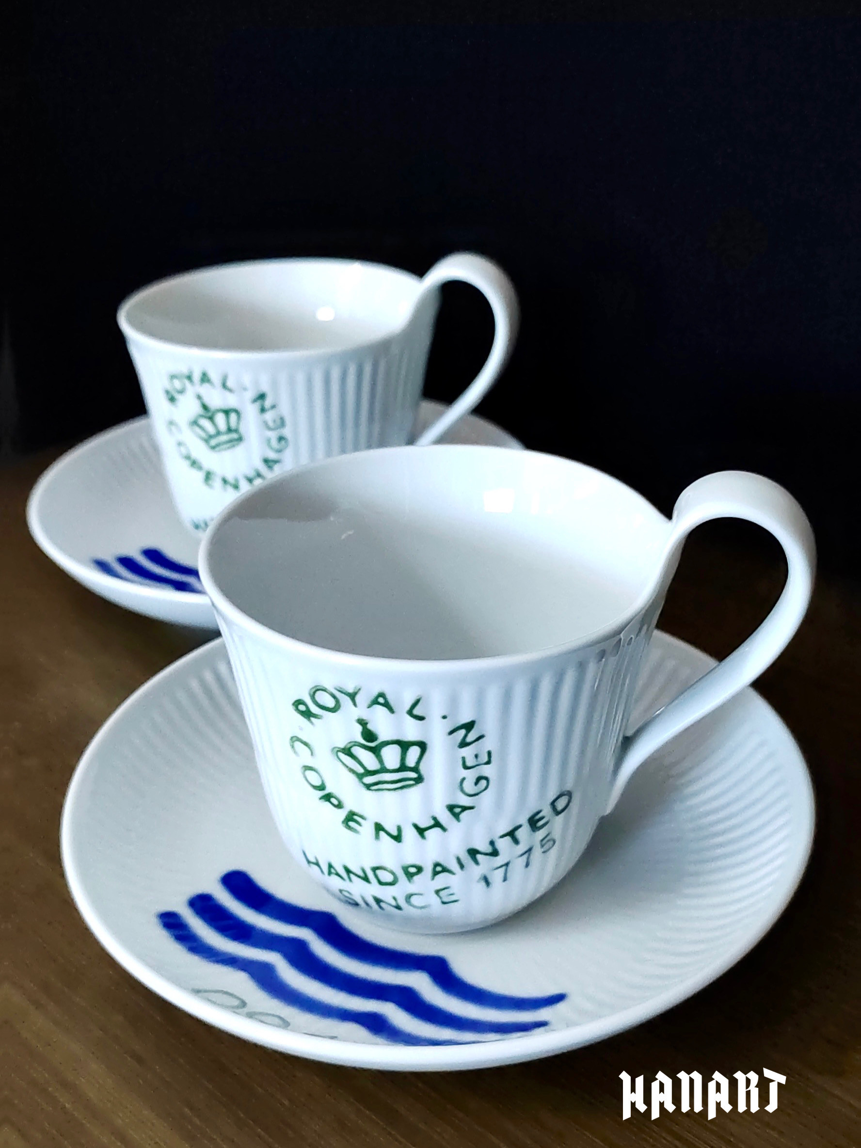 丹麦瓷器Royal Copenhagen皇家哥本哈根咖啡杯茶杯下午茶杯碟北欧