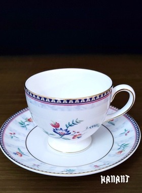 英国韦奇伍德Wedgwood Vintage Sunburst骨瓷咖啡杯茶杯碟复古