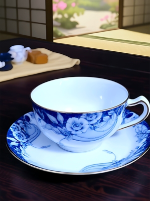 日本名瓷大仓陶园OKURA ART CHINA咖啡杯红茶杯碟下午茶日式茶具
