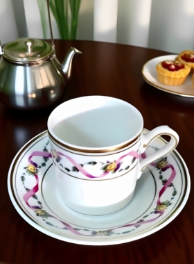 意大利瓷器理查德·基诺理Richard Ginori Rapallo小茶杯碟摩卡杯