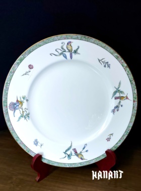 英国Wedgwood Vintage Humming Birds蜂鸟骨瓷餐具餐盘果盘蛋糕盘