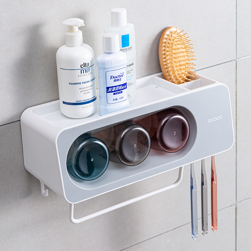 家庭洗漱置物架壁挂式
