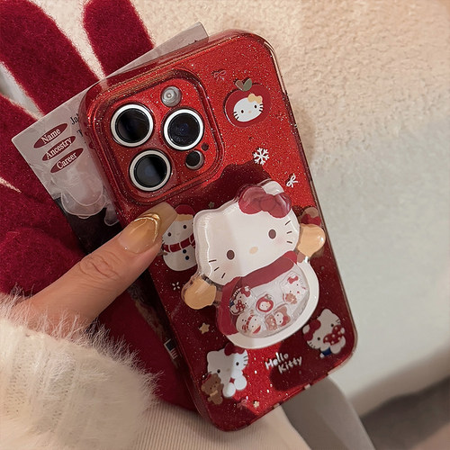 网红HelloKitty适用苹果17手机壳