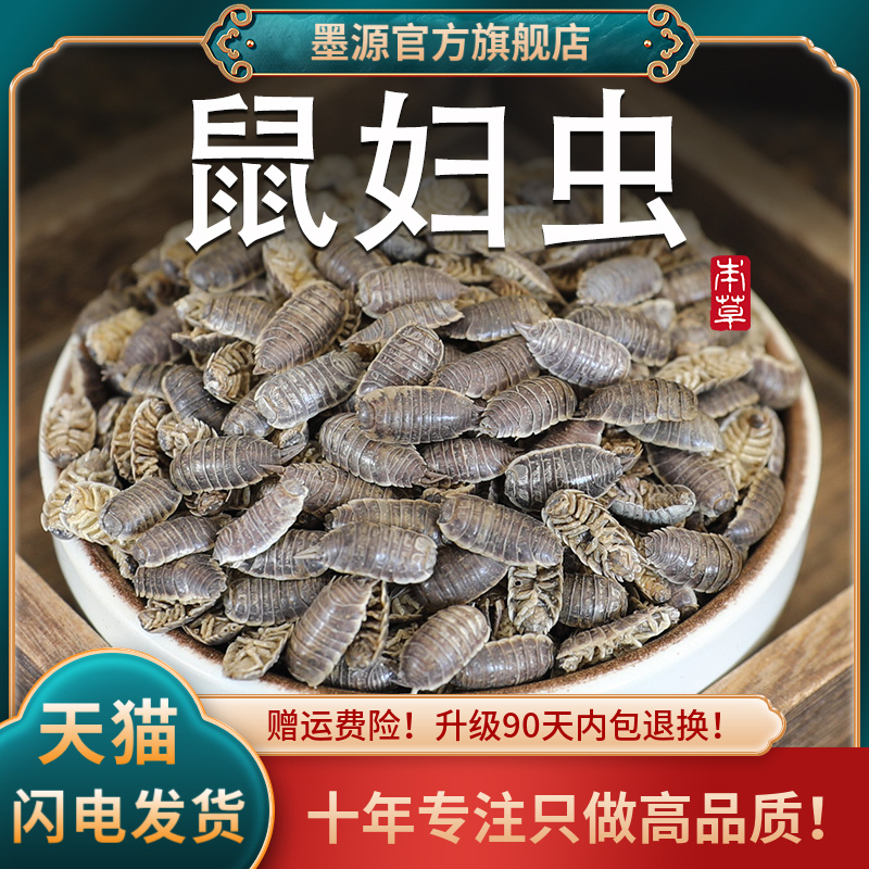 鼠妇干自然晾晒手工筛选中药材