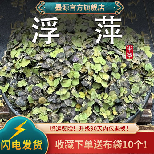 紫背浮萍冷库保鲜手工拣选中药材
