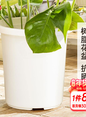 海蒂的花园爱丽思TILT素雅简约树脂塑料花盆月季绣球种植盆深型盆