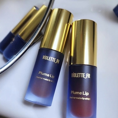 预*定 VIOLETTE FR柔焦哑光唇釉羽毛雾面液体口红唇膏持久不脱色
