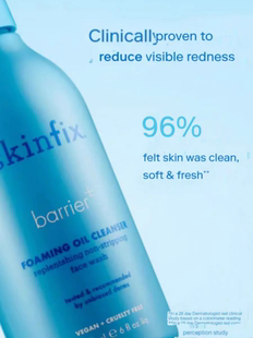 预*定 Skinfix Barrier Foaming Cleanser泡沫无油卸妆洁面