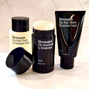 预*定Necessaire身体乳止汗膏沐浴露套装檀香乳香桉树迷你旅行