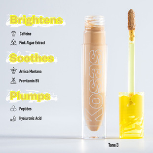 现货Kosas Revealer Concealer超顺滑提亮遮瑕蜜黑眼圈保湿遮瑕膏