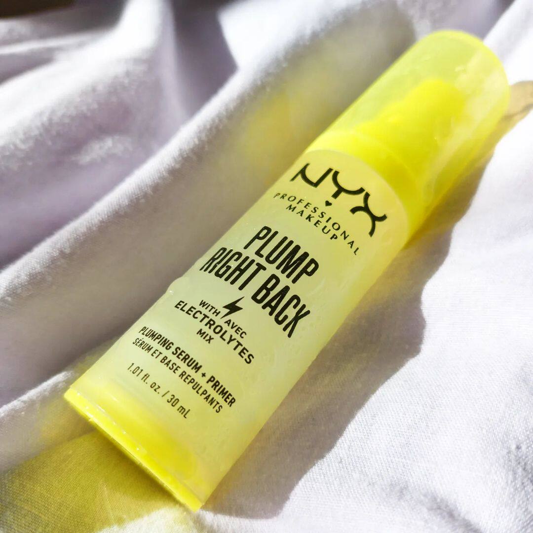 现货 NYX Plump Right Back丰盈持久妆前精华隔离乳黄绿瓶30ml