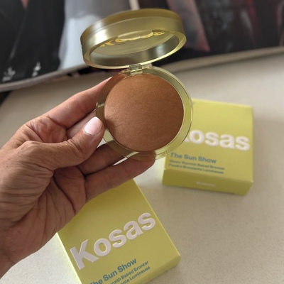 预*定 Kosas The Sun Show保湿烘焙修容粉光泽古铜粉饼健康肤色6g