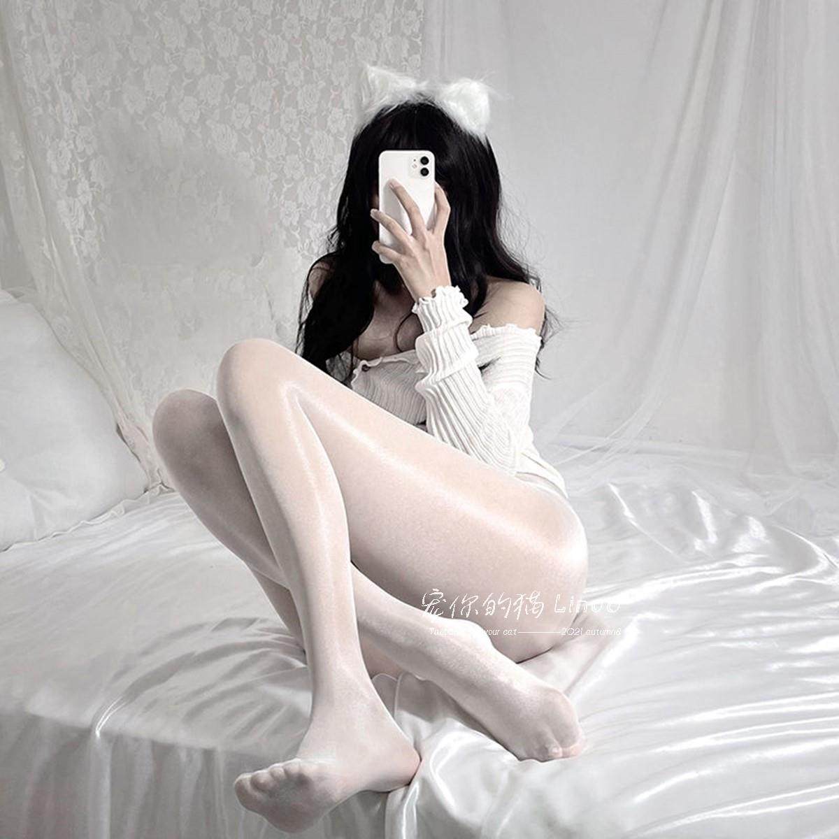 宠你的猫：性感马油黑油光油亮珠光开袜滑白连裤袜超薄,女士内衣/男士内衣/家居服,连裤袜/打底袜,淘宝优惠券,粉丝福利购,淘宝优惠卷