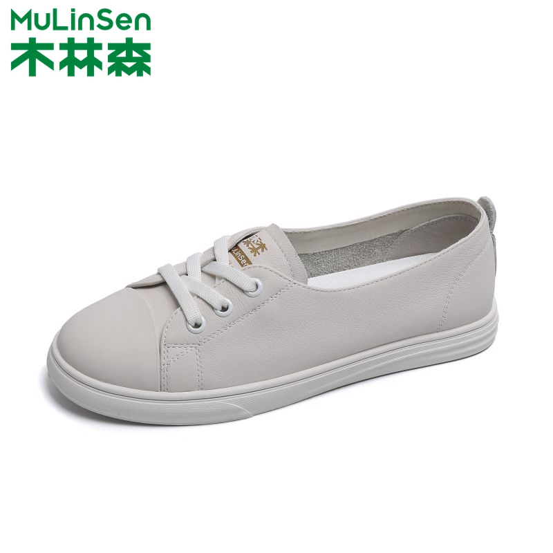 木林森浅口单鞋软底舒适板鞋