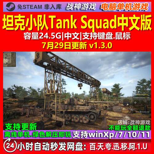 坦克小队Tank Squad 中文版 电脑PC单机游戏