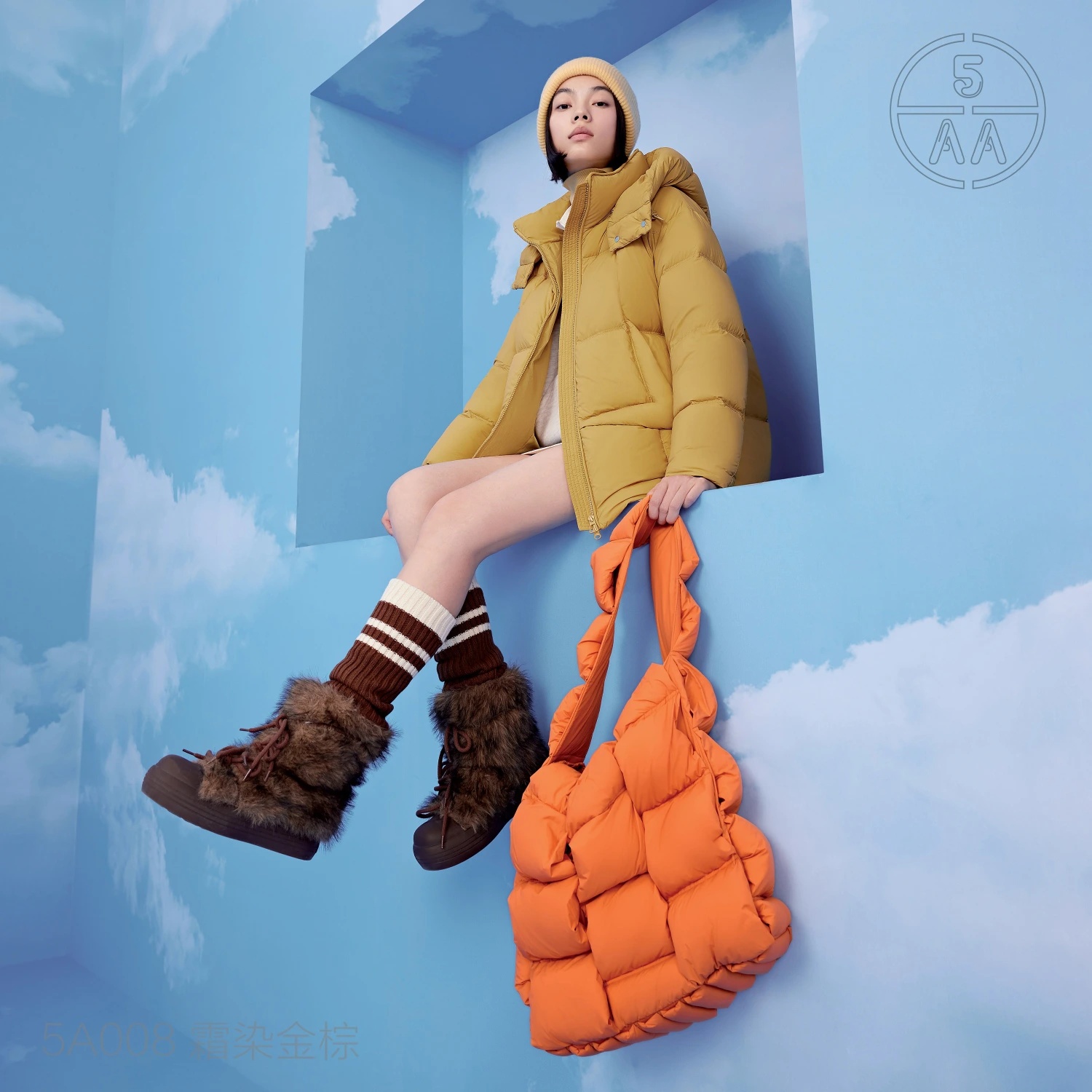 25秋冬女士新款yl5A008天使之翼一手长羽绒服以旧翻新定制加厚