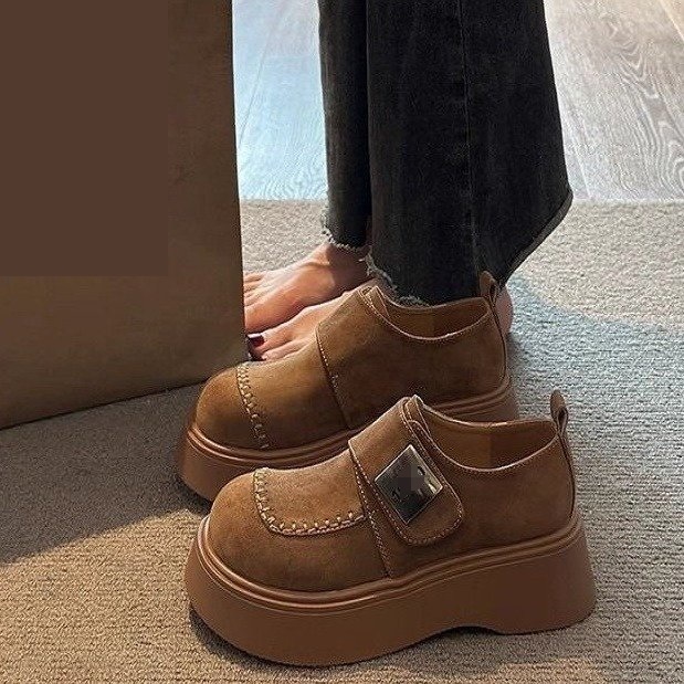 爆款复古全包勃肯鞋女2025秋季新款英伦风乐福鞋子一脚蹬博肯单鞋