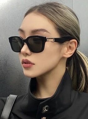 回形卡扣装饰陈伟霆同款太阳镜2022新款韩版方形潮流小框墨镜